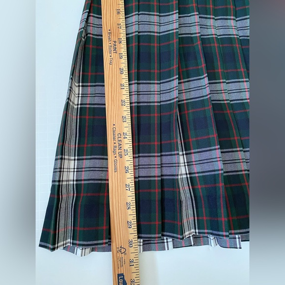 Plaid Catholic School Uniforms Jumper V- front Knife Pleat size 8 Girls - Picture 5 of 10